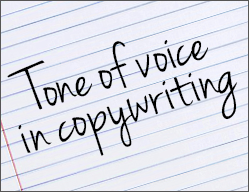 tone of voice copywriting image